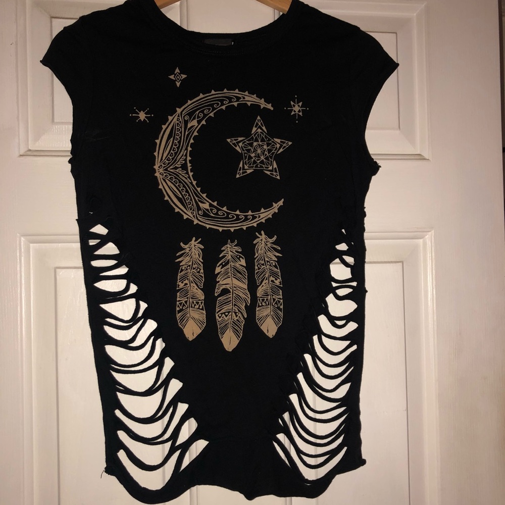 SOLD Wet Seal Cut-Out T-Shirt